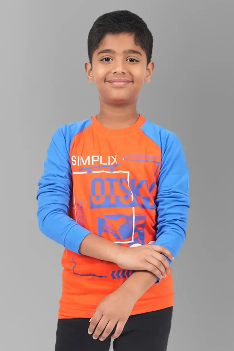 Printed Cotton T-shirt for Boy