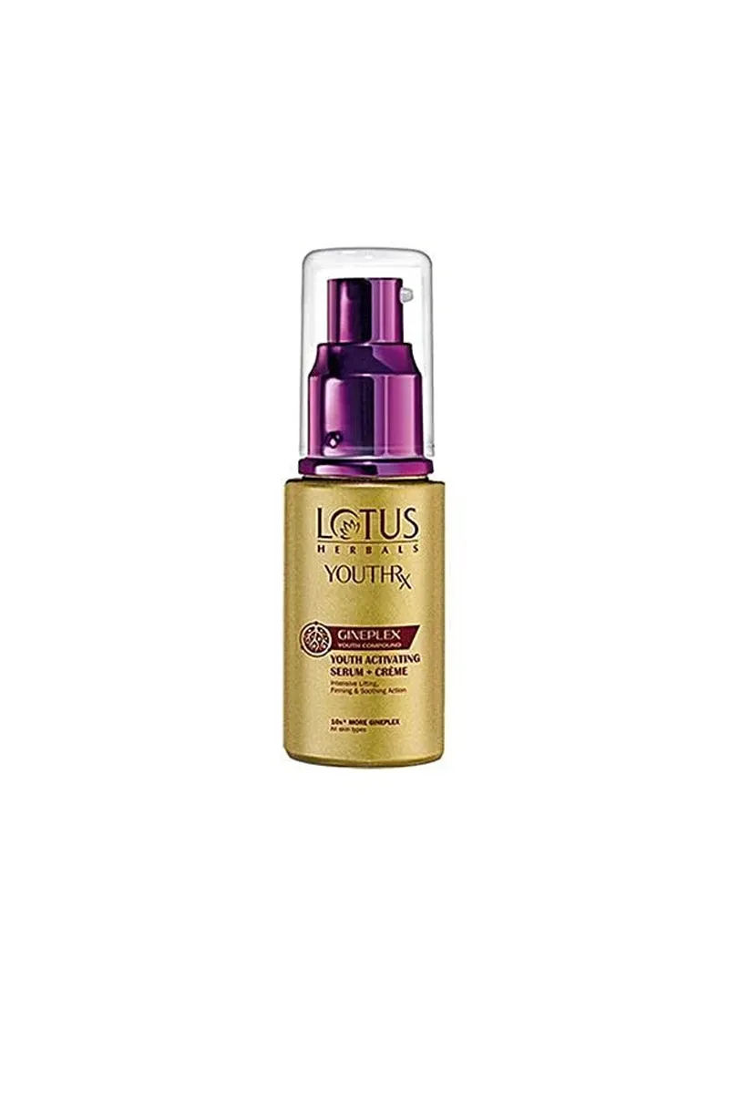 Lotus Herbals YouthRx Anti Ageing Activating Face Serum + Cream - 30ml