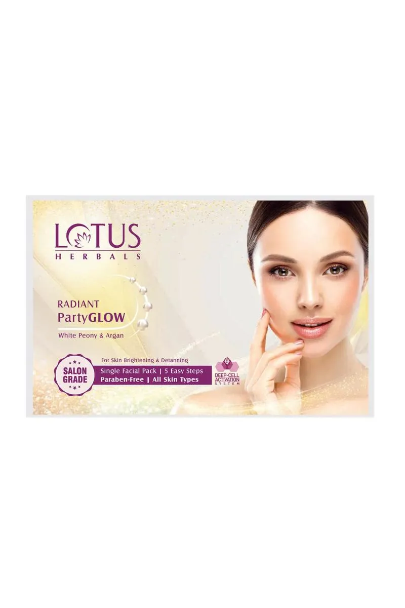 Lotus Herbals Radiant Party Glow White Facial Kit - 228gm