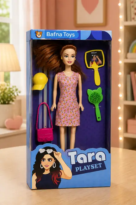 Pretty Tara Playset with Accessories (Color May Vary)