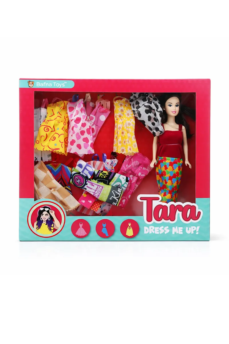 Tara Dress Me Up Doll Sets (Color and Design May Vary)