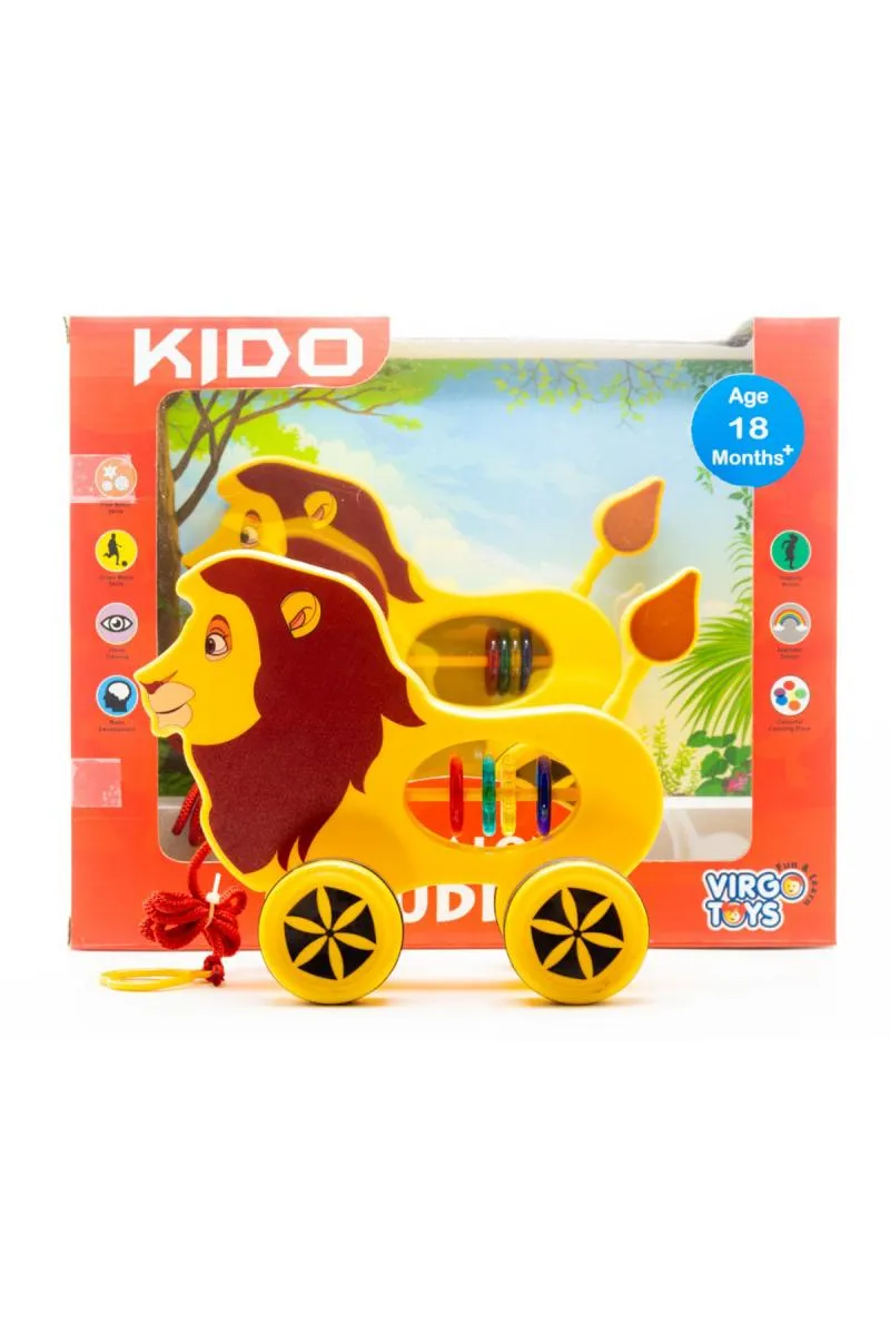 Lion Pull Along Buddy Toy (Yellow)