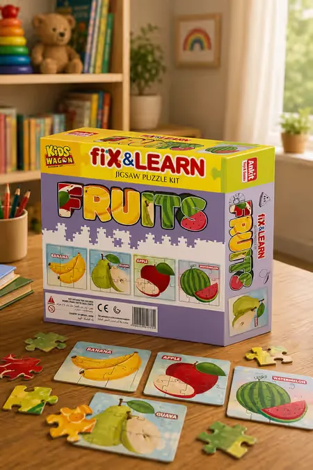 Fix & Learn Fruits Jigsaw Puzzle For Kids