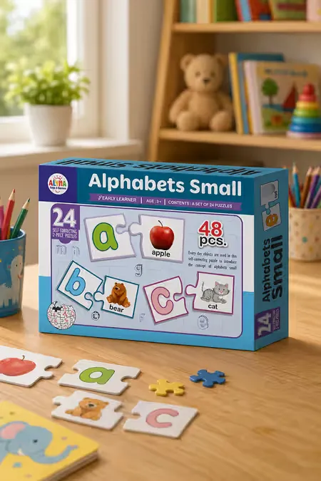 Kid's Small Alphabets Jigsaw Puzzles Kit