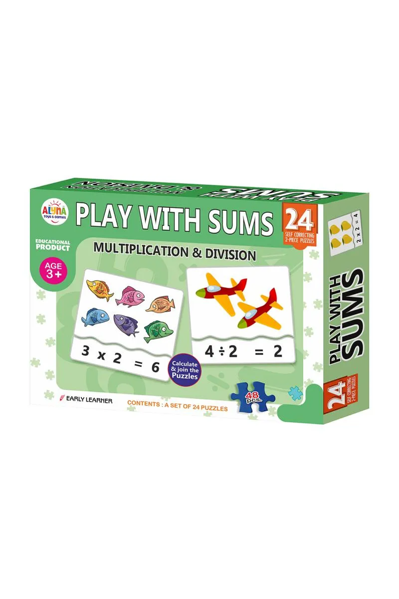 Play with Sums Educational Jigsaw Puzzle Kit And Kids 