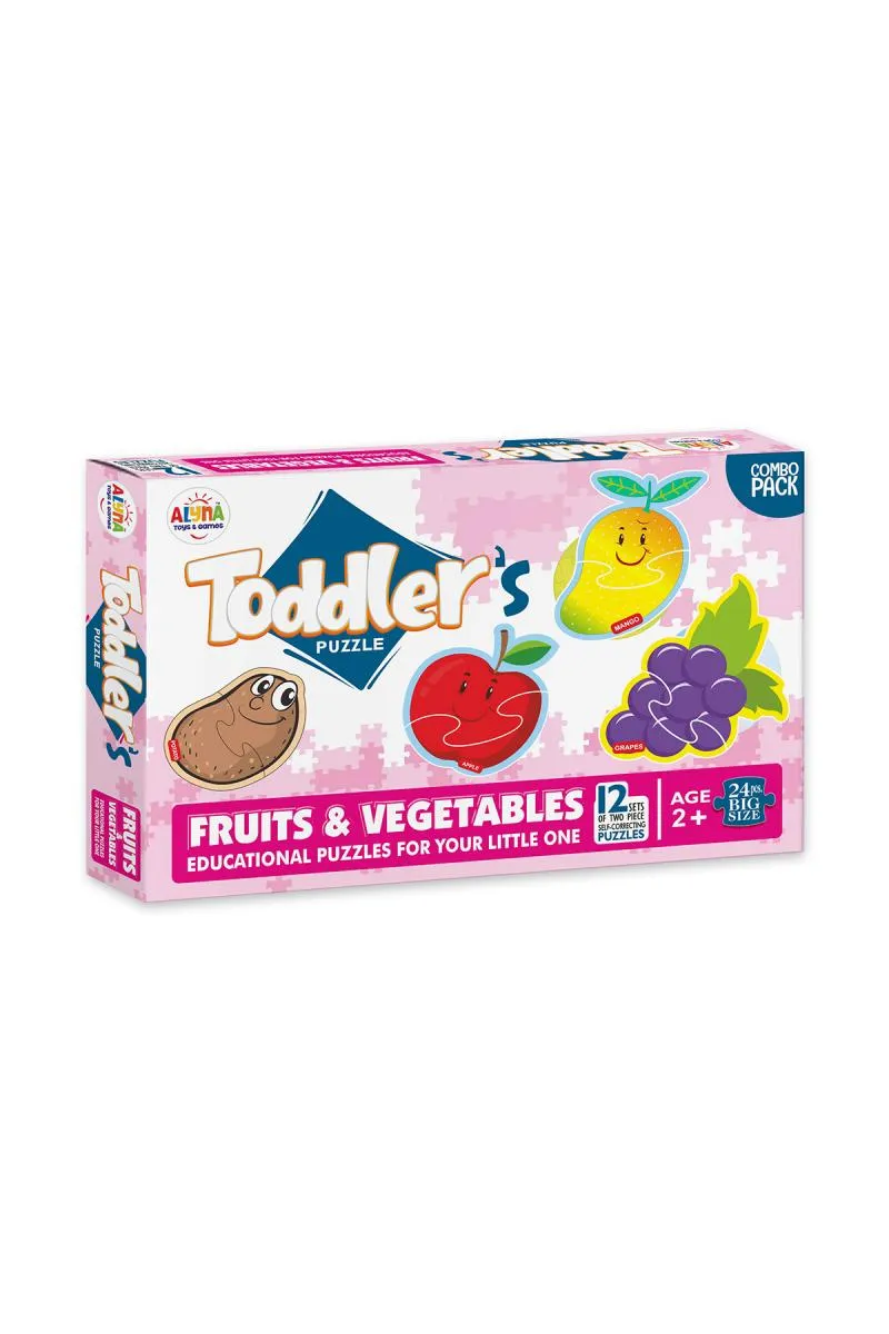 Fruits & vegetables Jigsaw Puzzles For Toddlers 