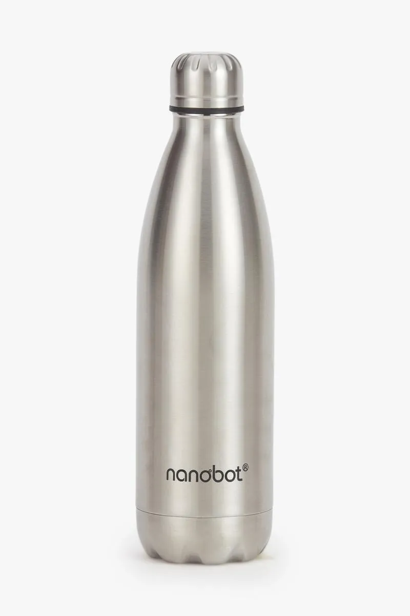 Nanobot Stainless Steel Kryo Glossy Vacuum Bottle - 750 ml 006979SIL750ML