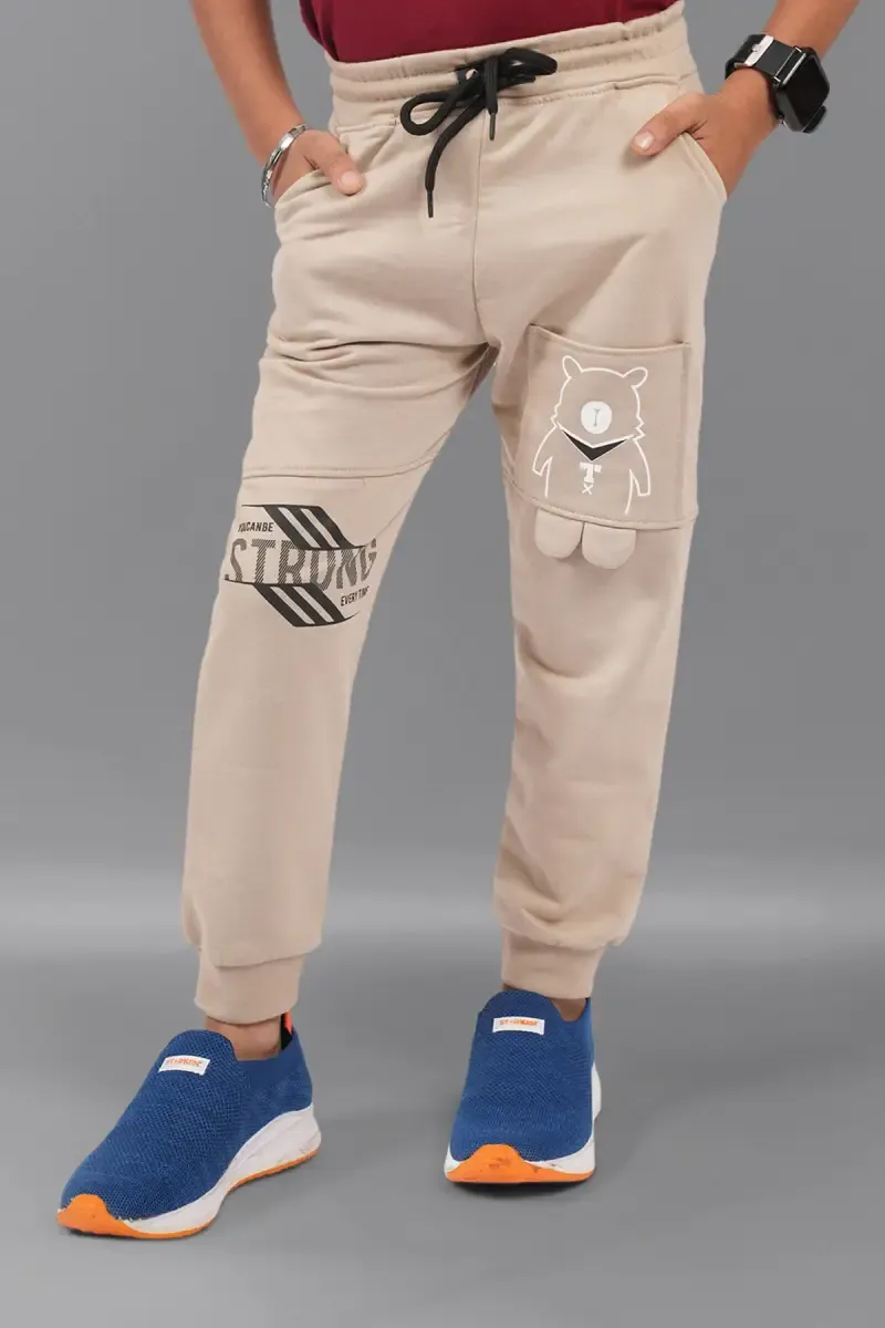 Boy's Polycotton Printed Track Pant