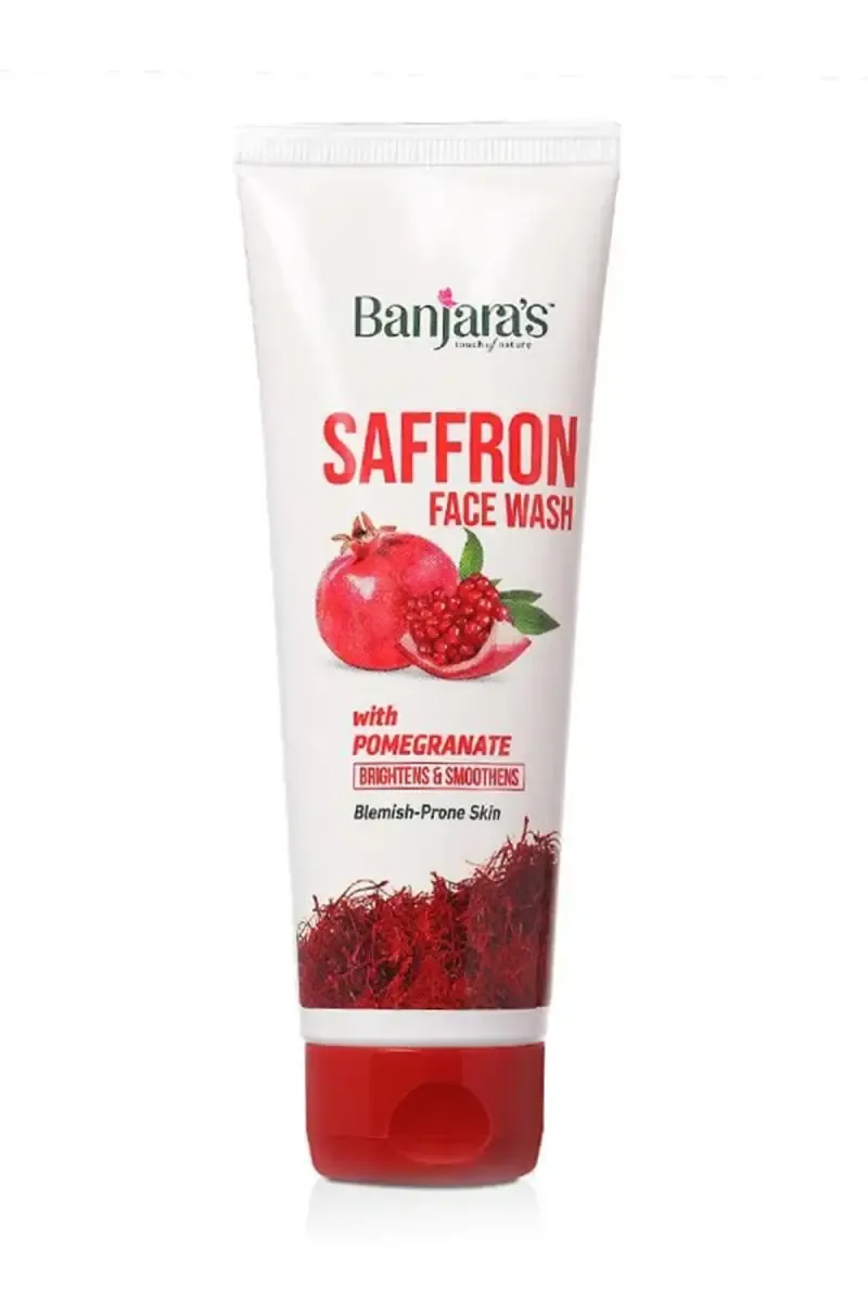 Brightening & Smoothening Saffron face Wash with Pomegranate - 50 ml