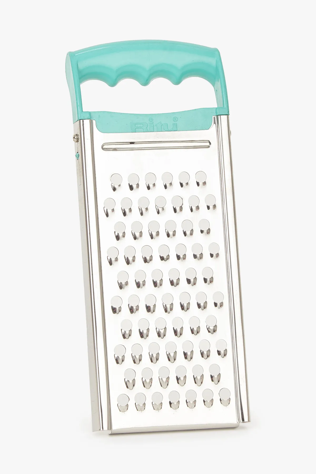 Ritu Stainless Steel Multiuse Grater with Plastic Handle - Pack of 1
