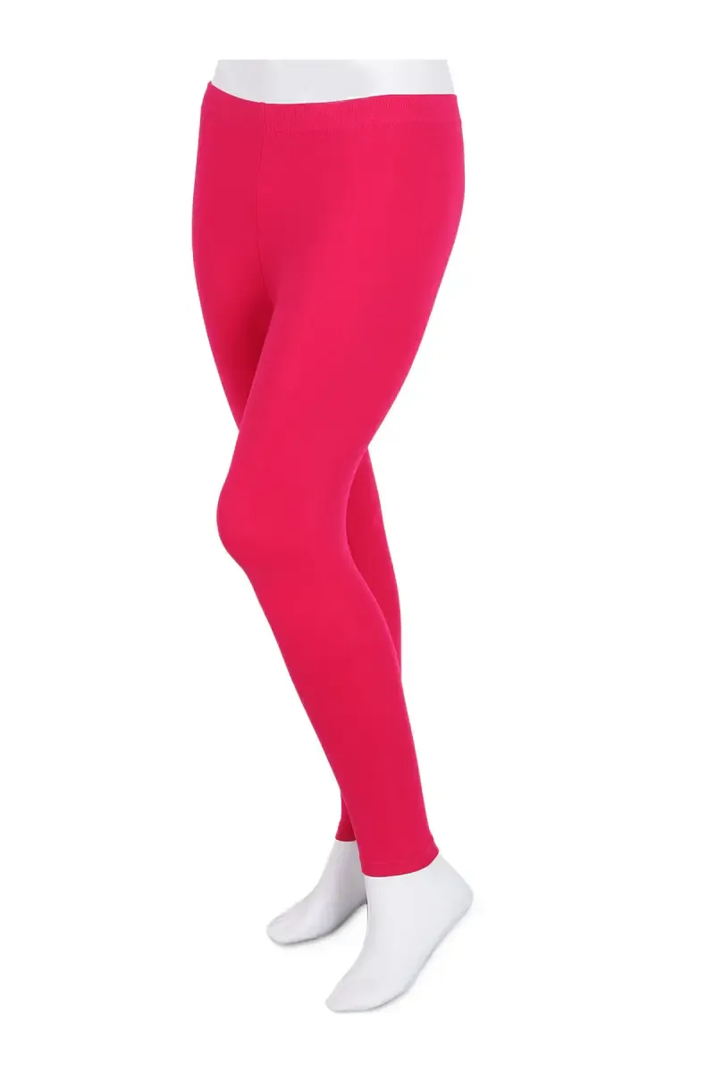 Girl's Cotton Lycra Ankle Length Leggings