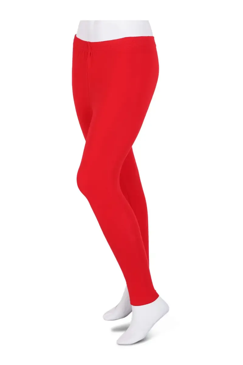 Girl's Cotton Lycra Ankle Length Leggings