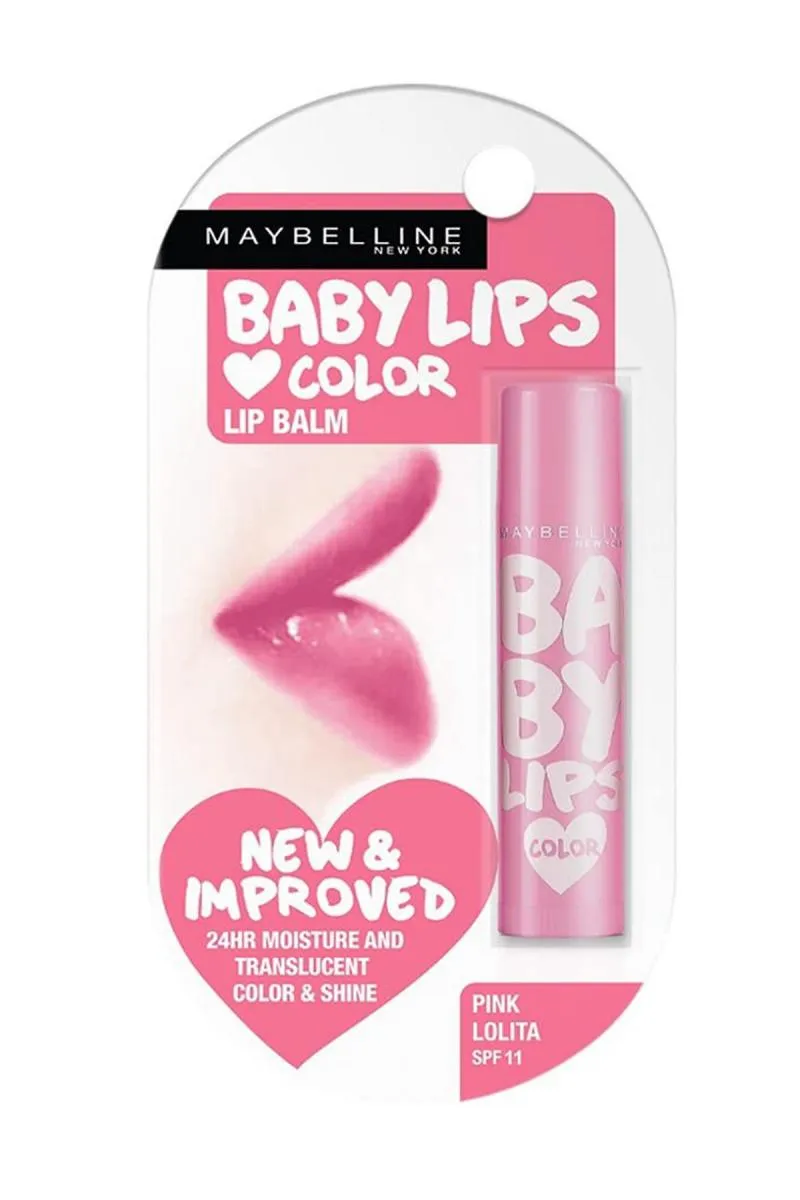 Maybelline New York Baby Lips Lip Balm (Pink Lolita)- 4gm