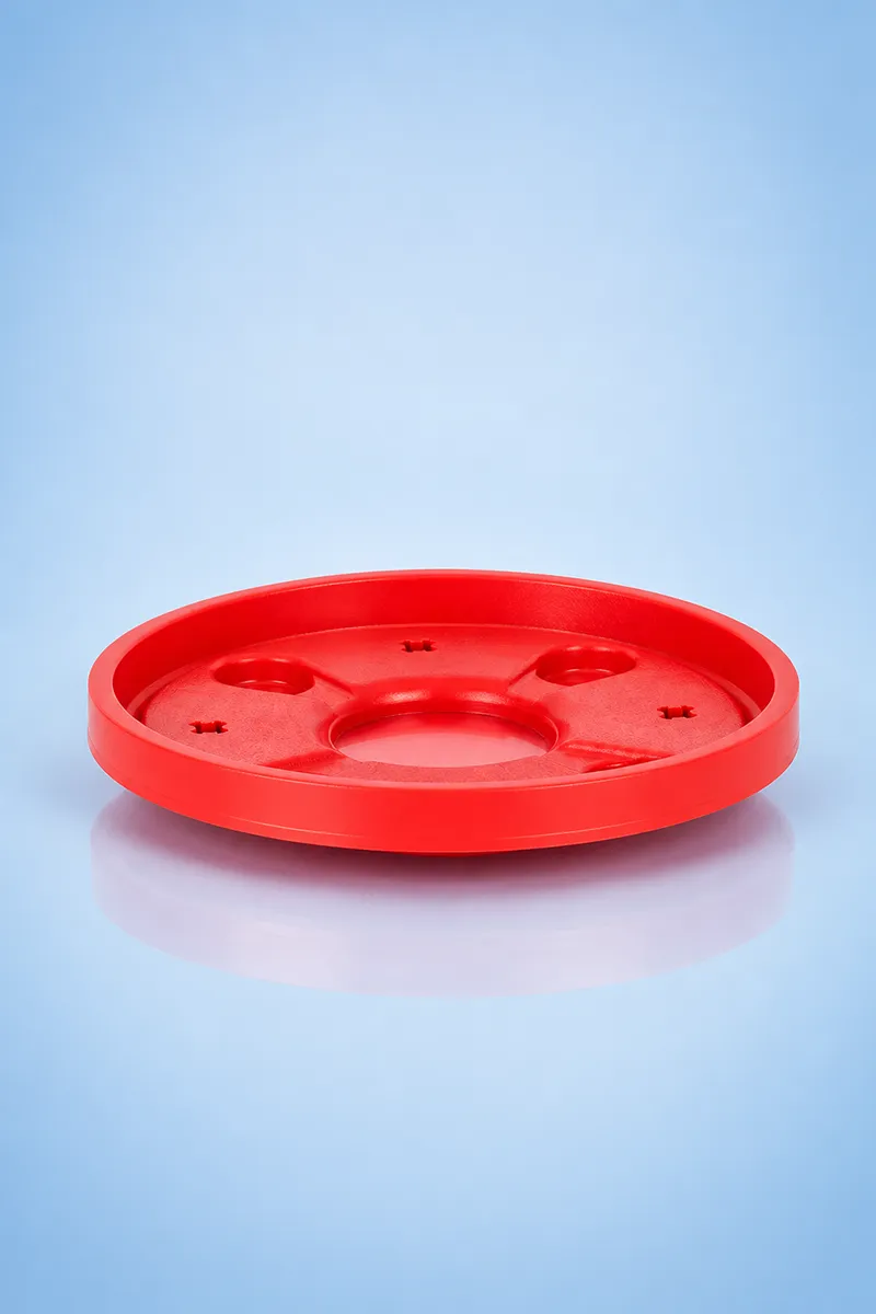 Plastic Gas Cylinder Trolley with Wheels - 30 cm