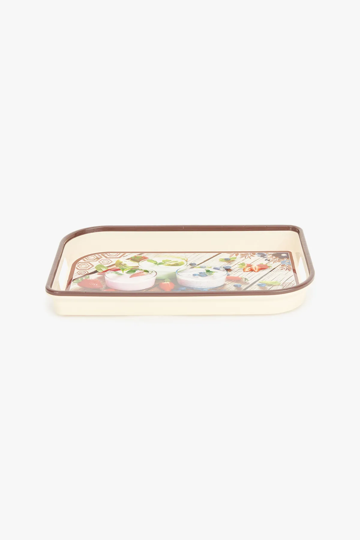SKI Plastic Printed Serving Tray - 44cm