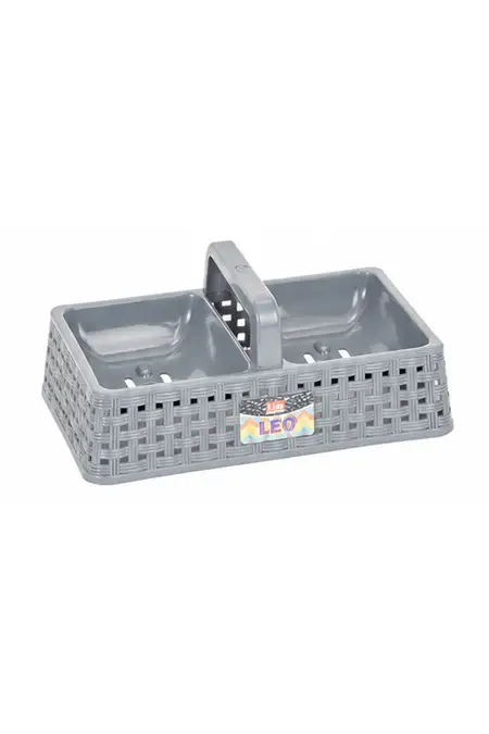 Plastic 2 in 1 Soap Holding Case with Handle - 20 Cm