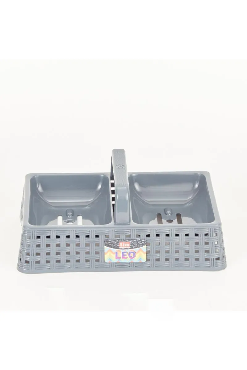 Plastic 2 in 1 Soap Holding Case with Handle - 20 cm