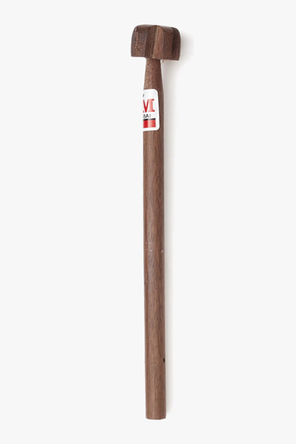 Wooden Hand Blender with Long Handle, Brown - 20 cm