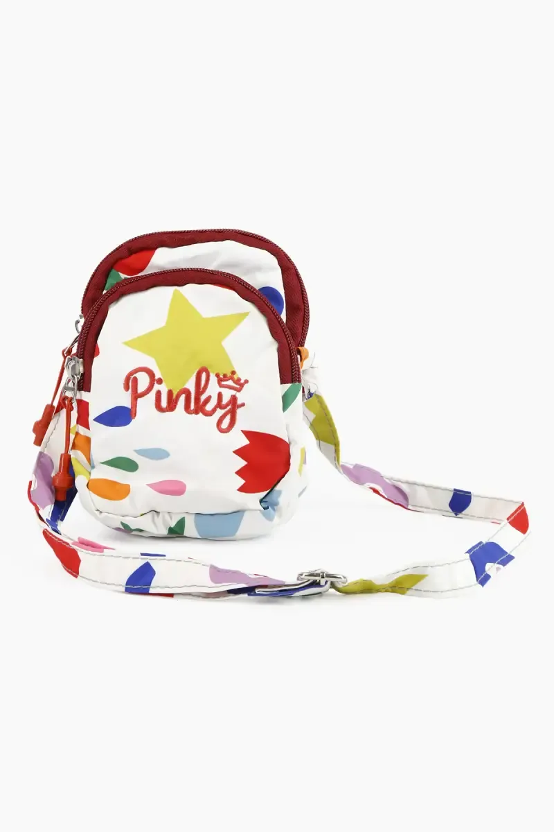 Polyester Printed Mini Sling Bag for Girls 007950MUL