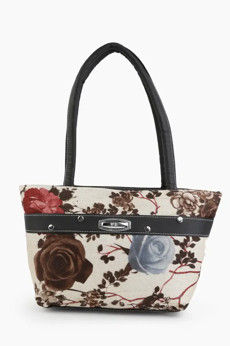 Floral Printed Shoulder Hand Bag for Women