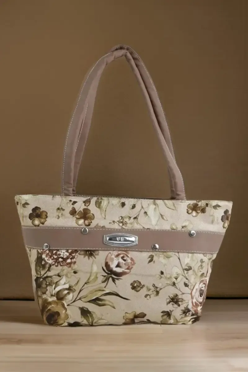 Floral Printed Shoulder Hand Bag for Women