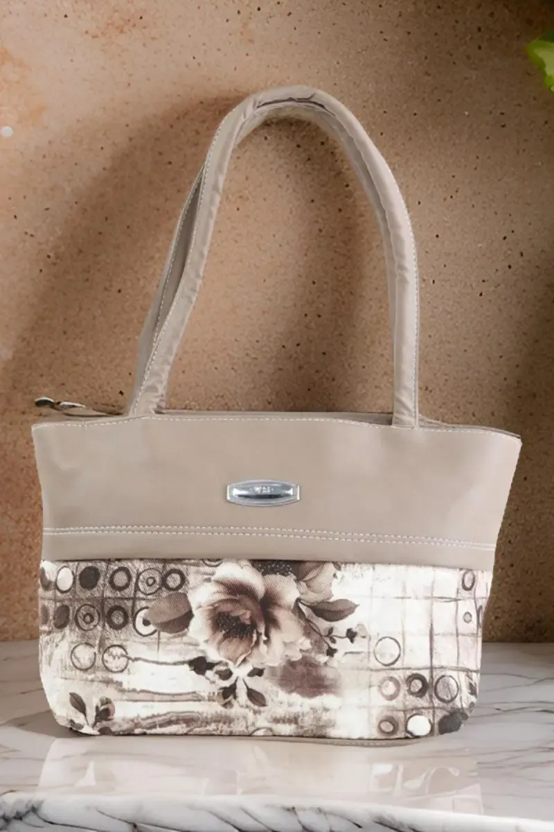 Floral Printed Shoulder Hand Bag for Women