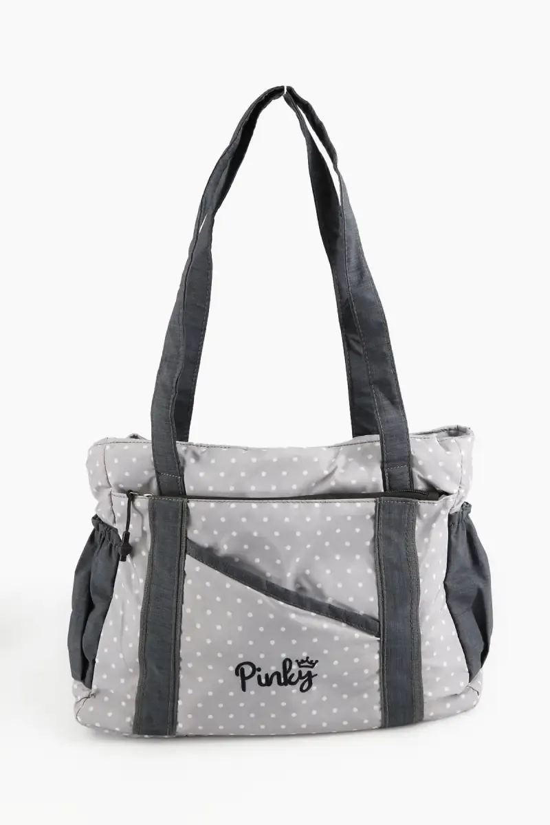 Polyester Printed College Hand Bag for Girls 007994GRE