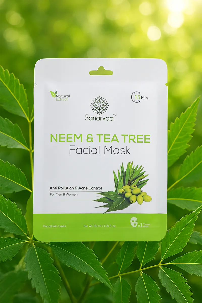 Neem and Tea Tree Facial Mask ( Buy 1 Get 1 Free)