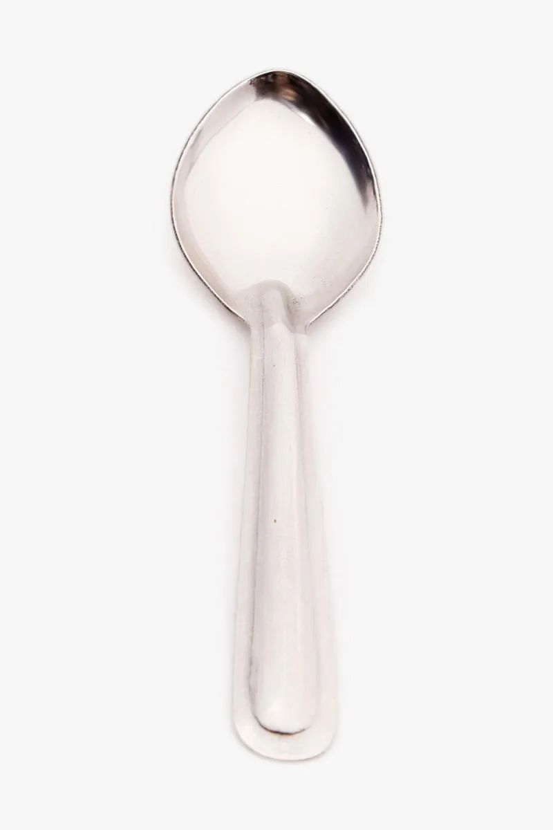 Stainless Steel Tea Spoon, Silver - 13 cm