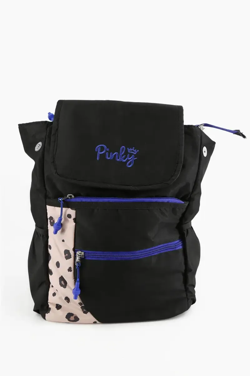 Polyester Printed Trendy College Backpack for Girls 008204MIDBLA