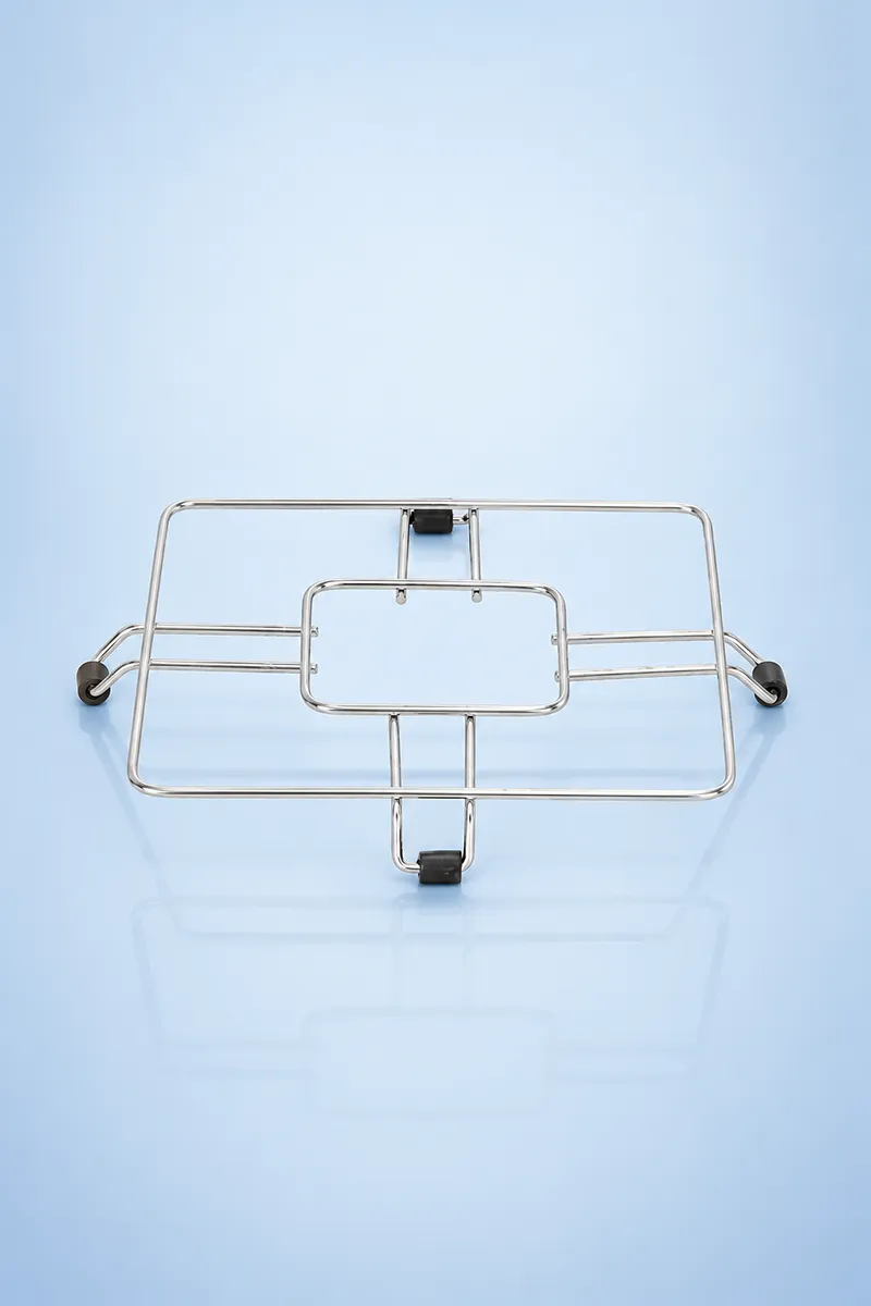 Stainless Steel Hot Pot Stand, Silver - 18 Cm