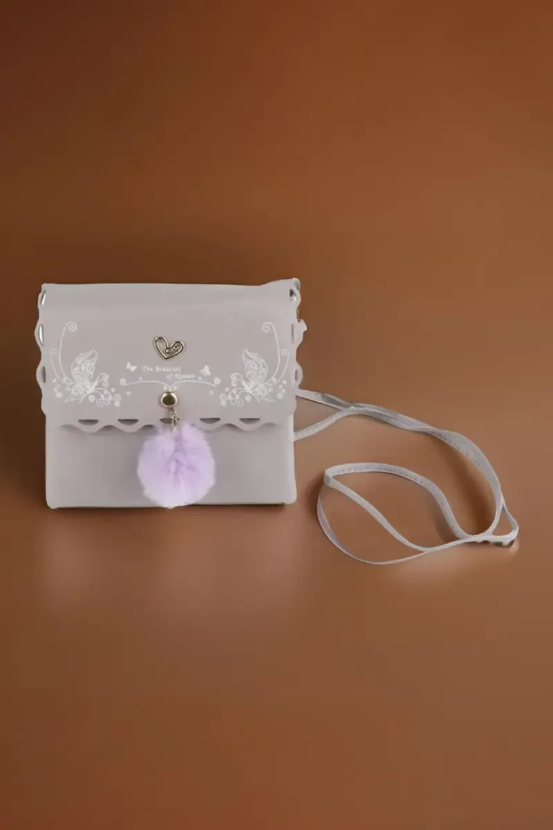 PU Leather Printed Sling Bag for Girls 008392LIGPUR2