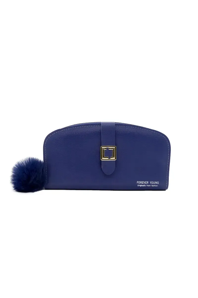 Magnetic Solid Casual Purse for Women 008451DARBLU