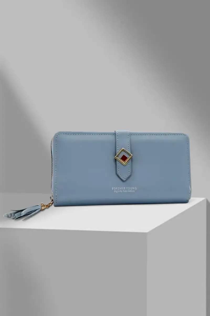 Zipper Closure Casual Purse for Women