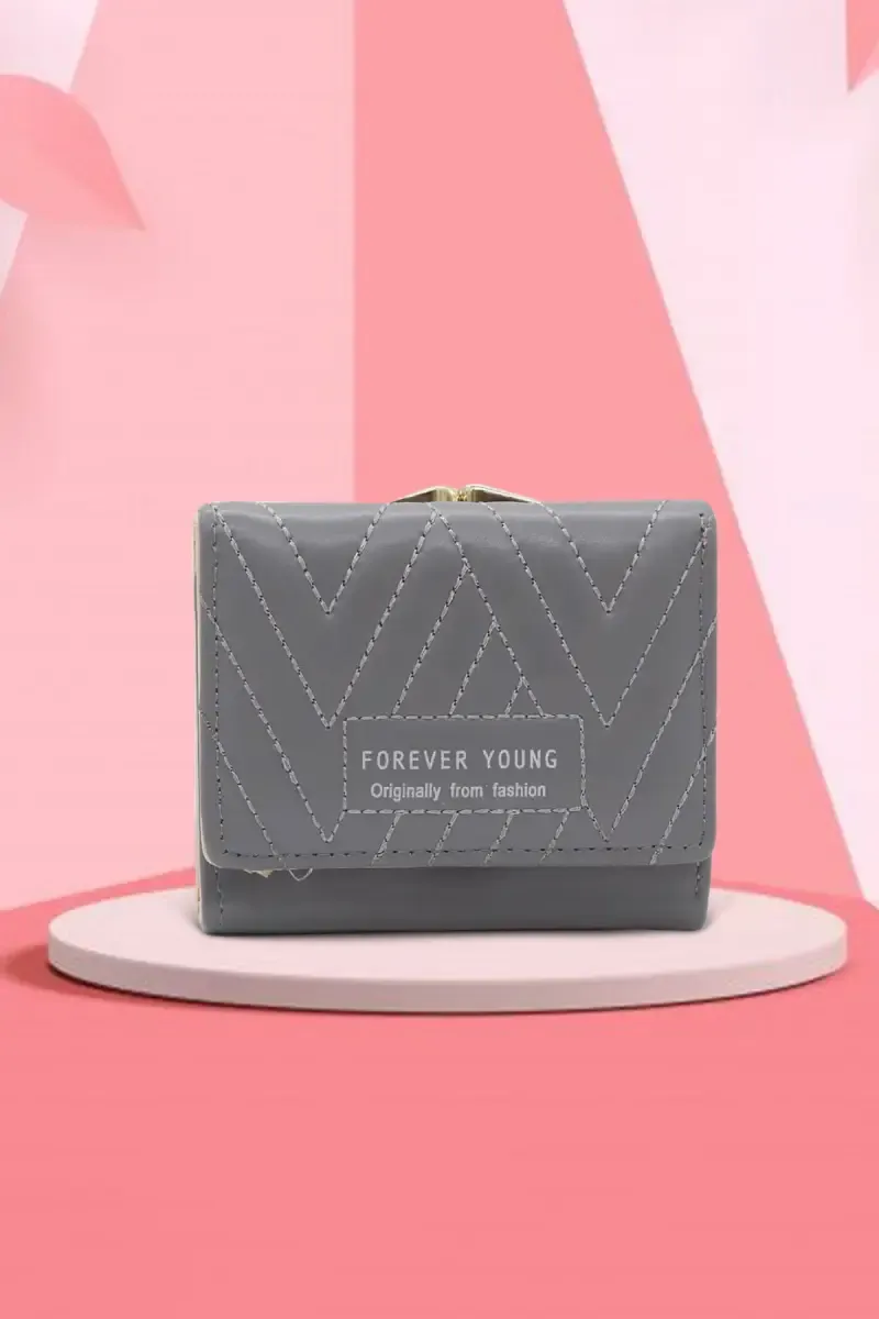 Bi-Fold Casual Purse for Women 008459GRE