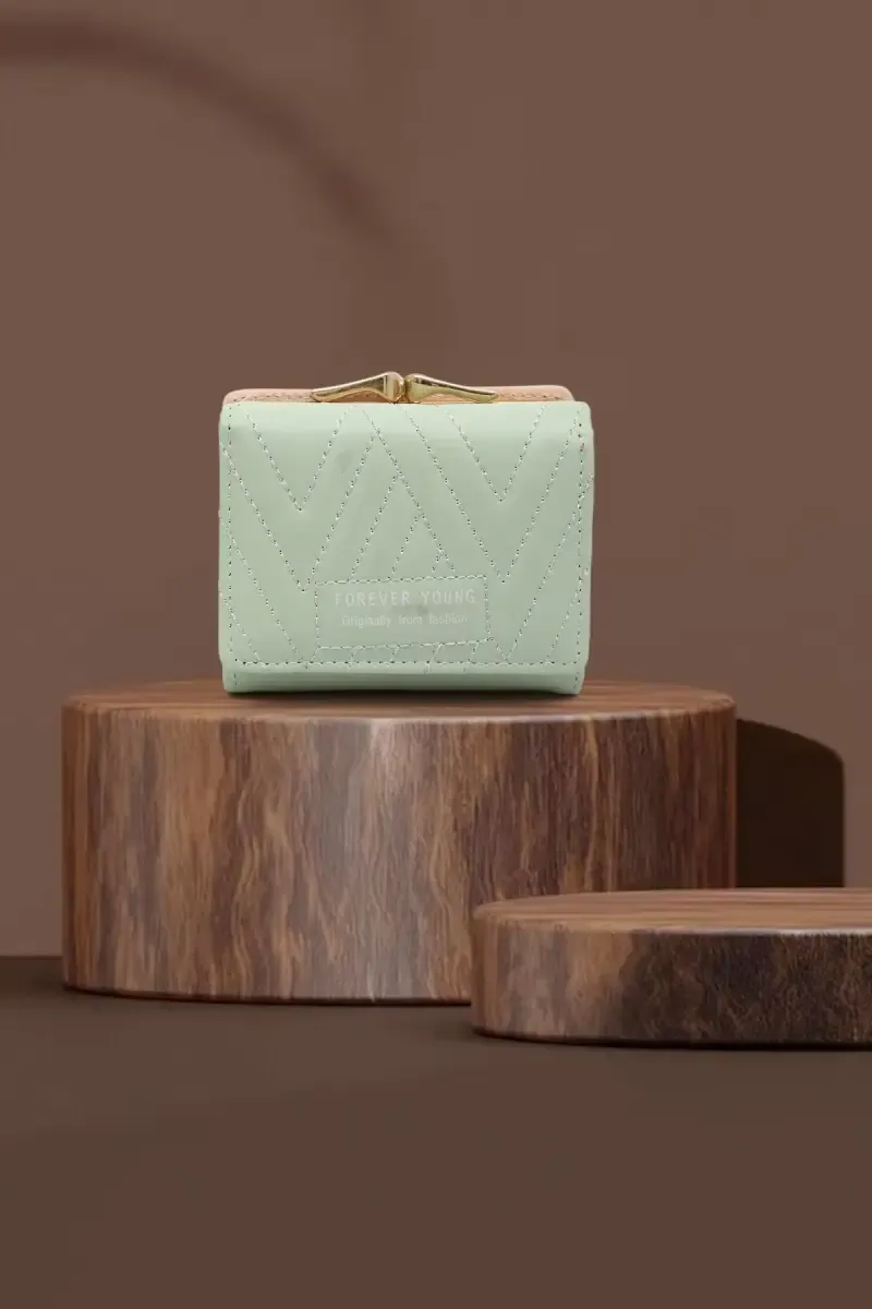 Bi-Fold Casual Purse for Women 008459SEAGRE