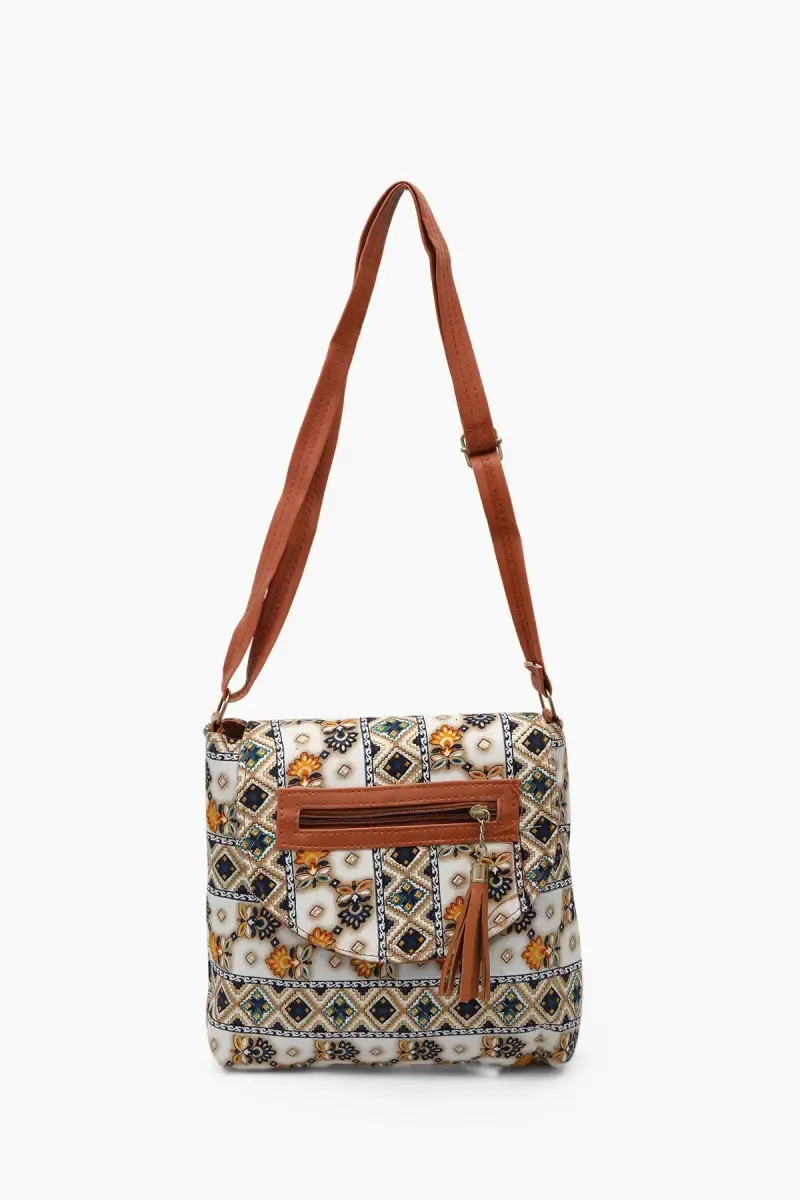 Women’s Bohemian Tapestry Sling Bag 008612DARBLU