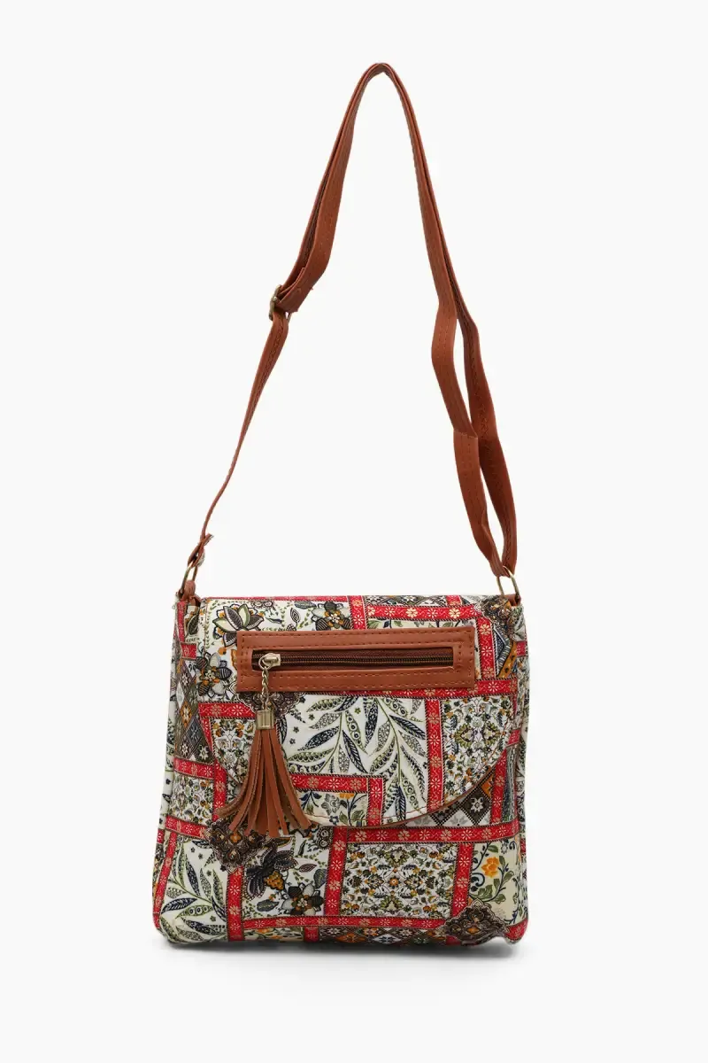 Women’s Bohemian Tapestry Sling Bag