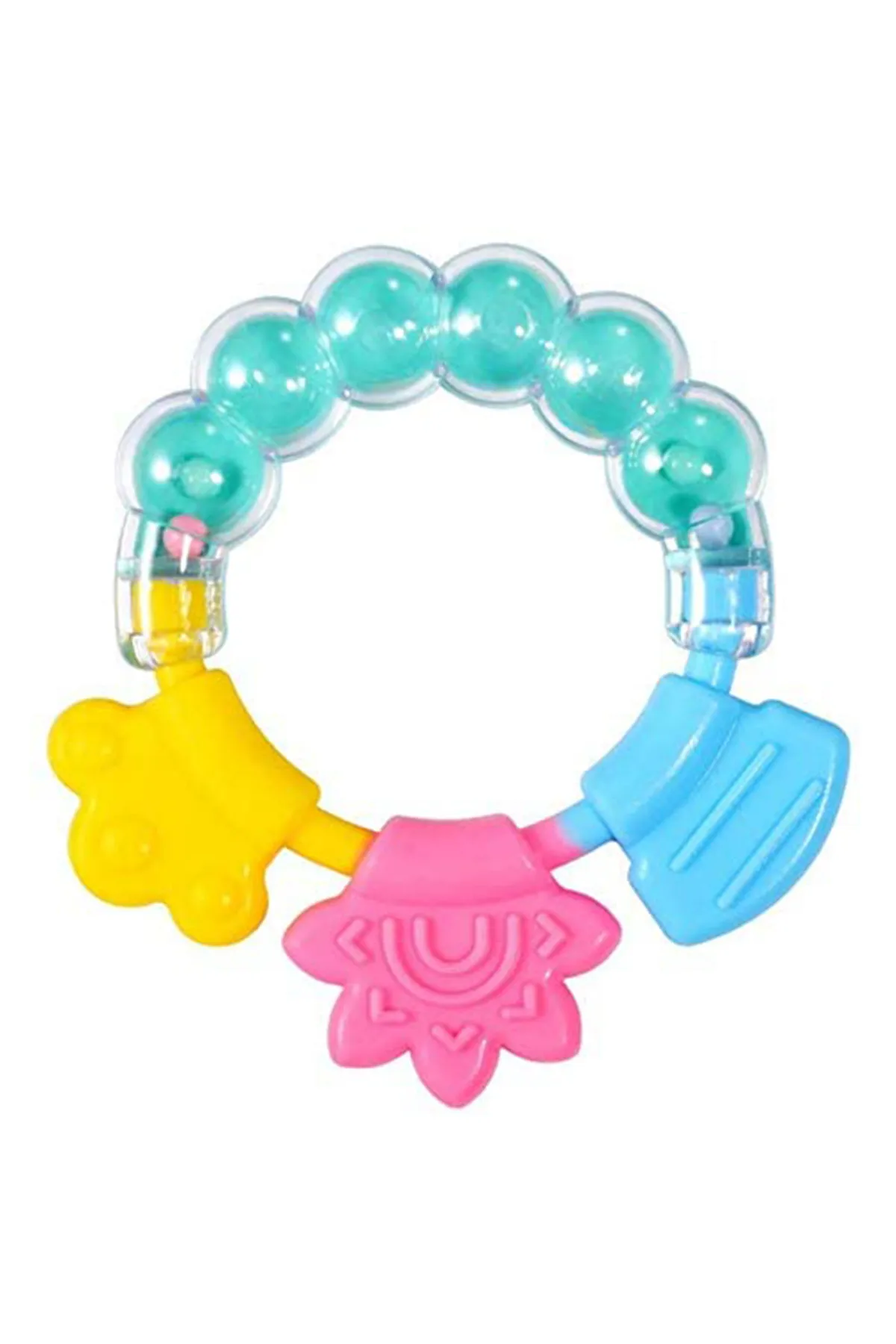 Mommas Baby Bell Teether Ring (Green) 008654GRE