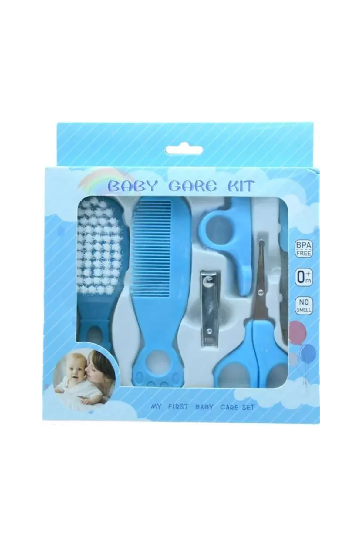 Grooming Kit Pack (Blue) - 6Pcs