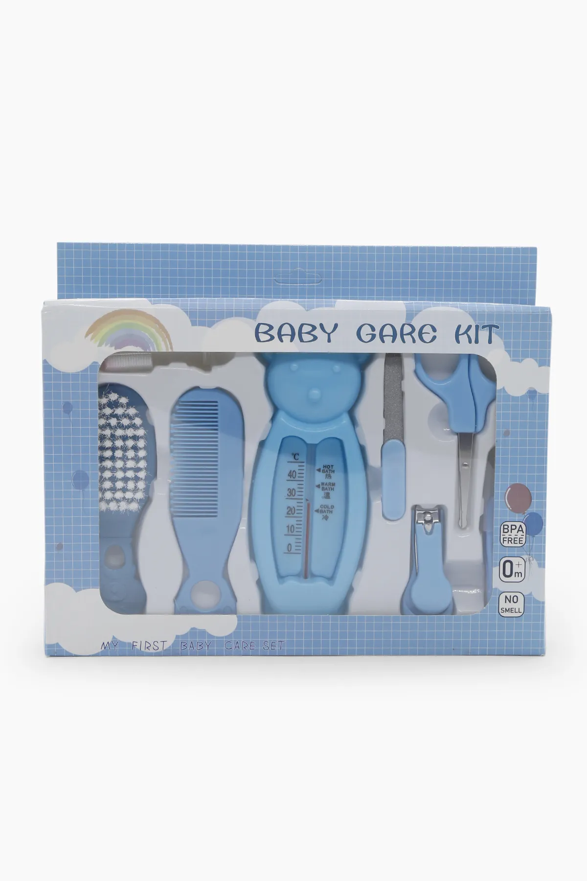 Mommas Baby Care Grooming Kit Pack (Blue)- 8 Piece  008677BLU2