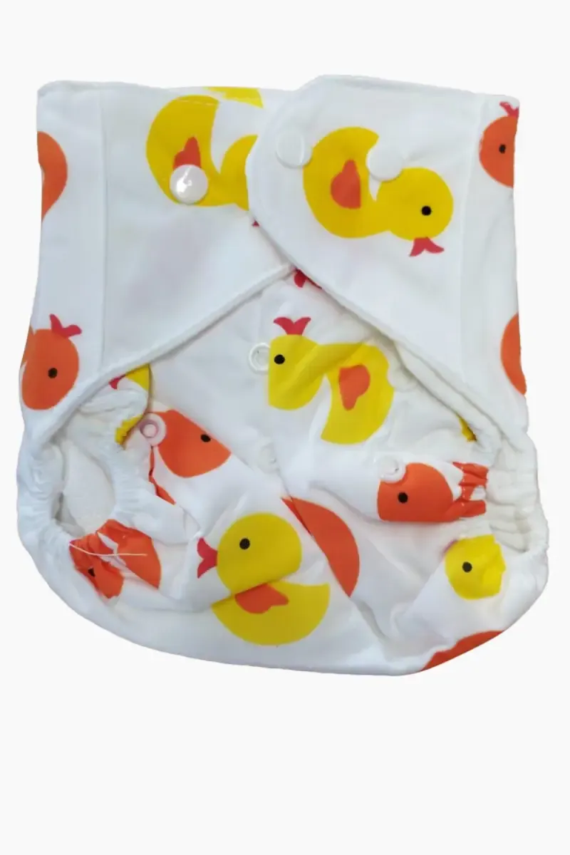 Reusable Baby Diaper With Printed Design