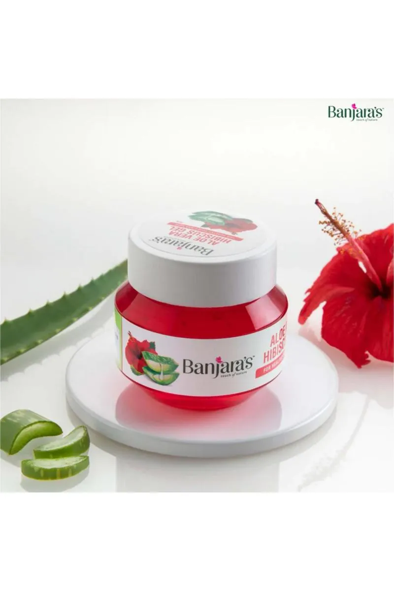  Banjara's Aloe Vera Hibiscus Gel - 100gm