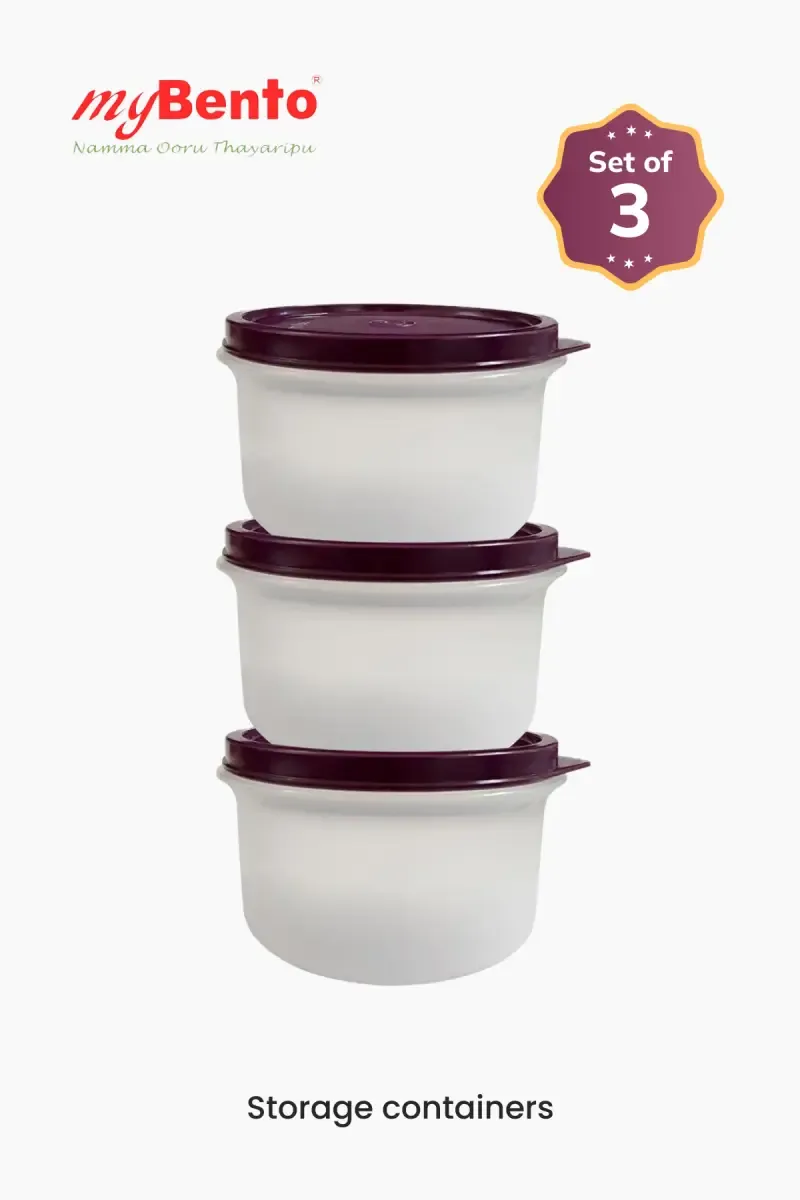 MyBento Plastic Tetra Store Container - 420ml (Each)