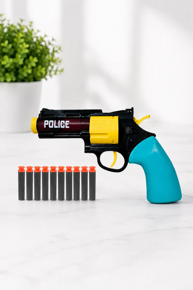 SST Little Soldier Police Gun For Kids (Teal) - Pack of 1 008976TEA