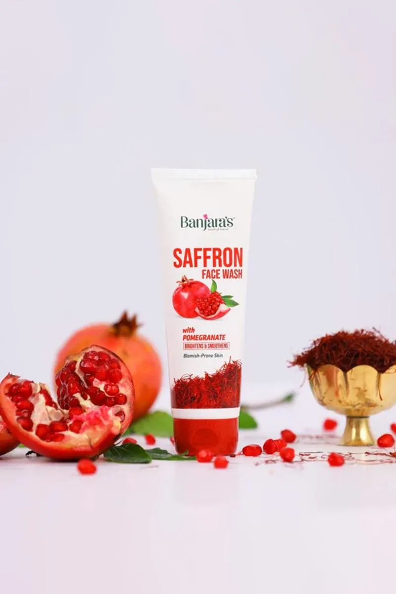 Banjara's Saffron Face Wash with Pomegranate - 100ml