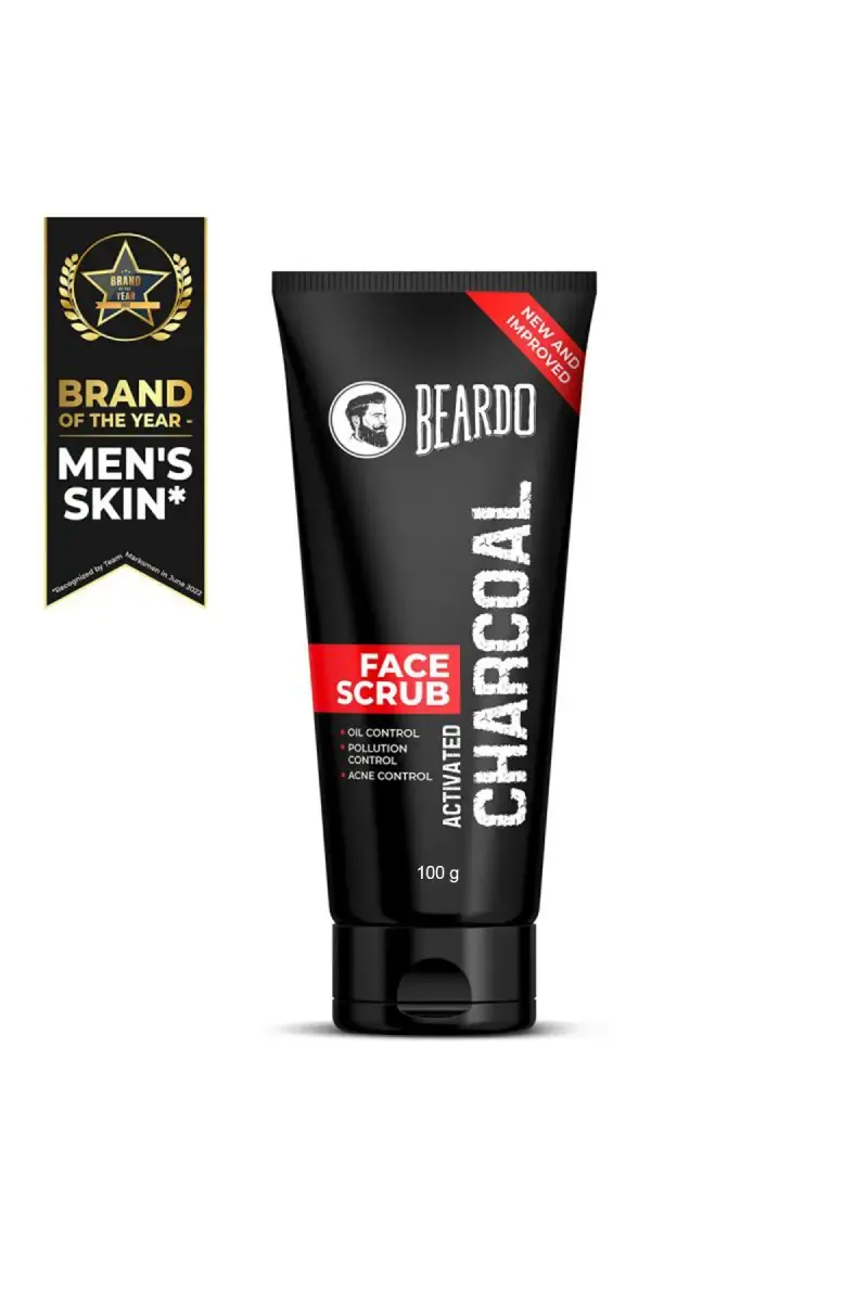 Beardo Activated Charcoal Face Scrub - 100g