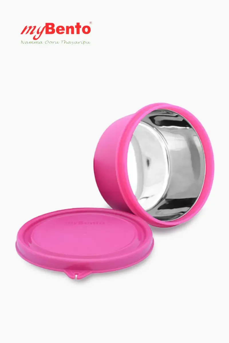 MyBento Plastic & Stainless Steel Passion 4H Lunch Box - 400ml 008996PIN1