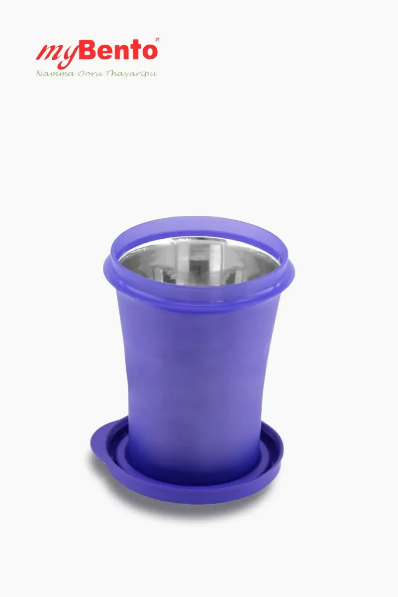 MyBento Plastic & Stainless Steel Passion 3.0H Tumbler - 300 ML 009042VIO1