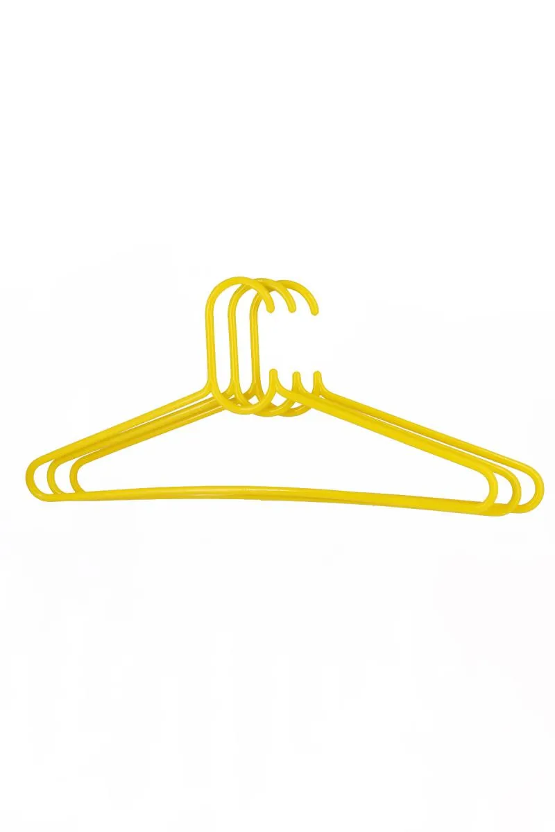 Plastic Cloth Hanger Set - 3 Pcs